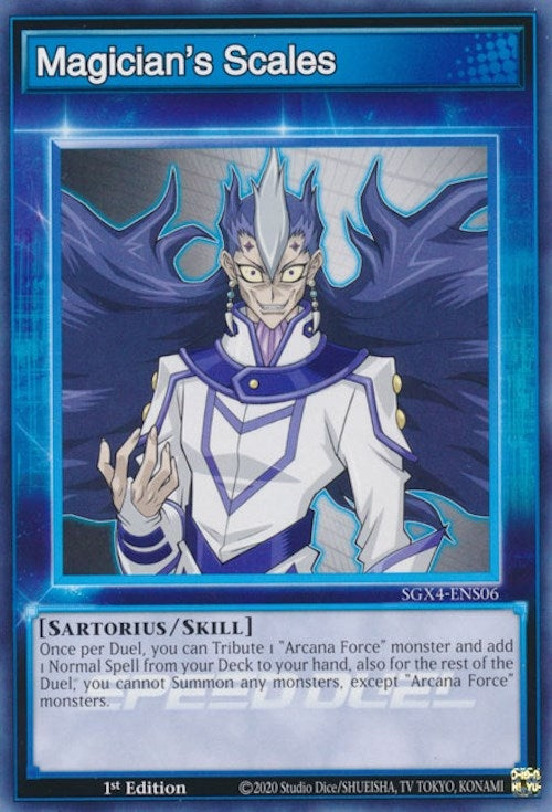 Magician's Scales (Skill Card) (SGX4-ENS06)  Common