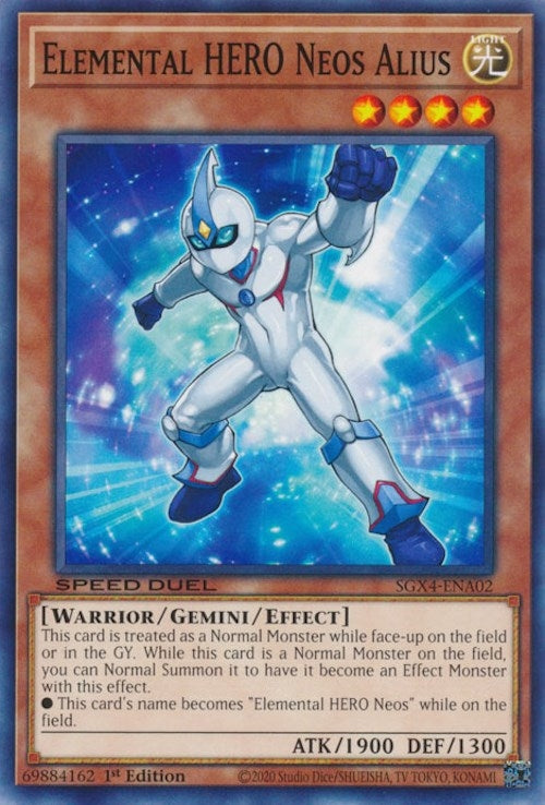 Elemental HERO Neos Alius (SGX4-ENA02)  Common