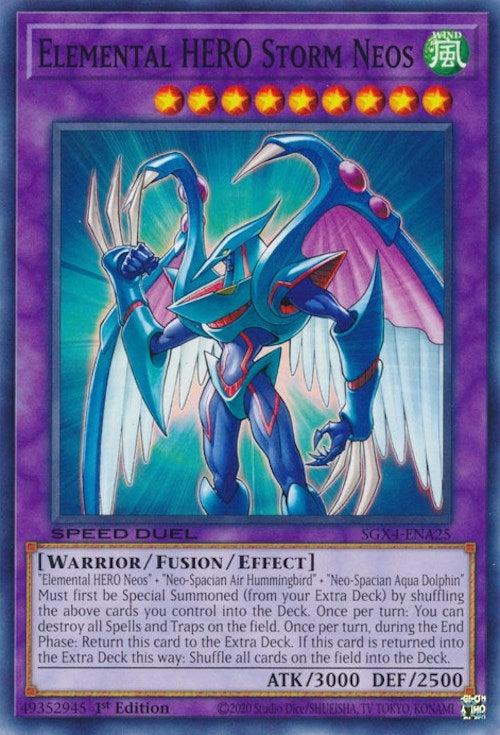 Elemental HERO Storm Neos (SGX4-ENA25)  Common