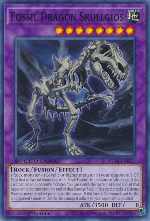 Fossil Dragon Skullgios (SGX4-END21)  Common