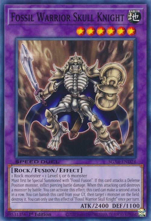 Fossil Warrior Skull Knight (SGX4-END24)  Common