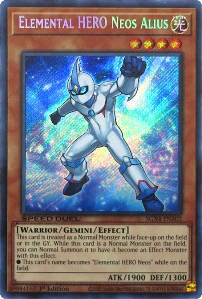 Elemental HERO Neos Alius  (SGX4-ENA02)  Secret Rare