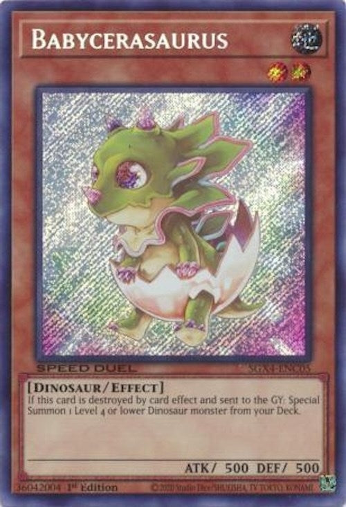 Babycerasaurus  (SGX4-ENC05)  Secret Rare