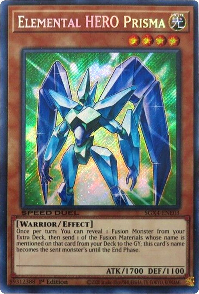 Elemental HERO Prisma  (SGX4-ENE03)  Secret Rare