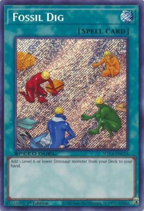 Fossil Dig  (SGX4-ENC14)  Secret Rare