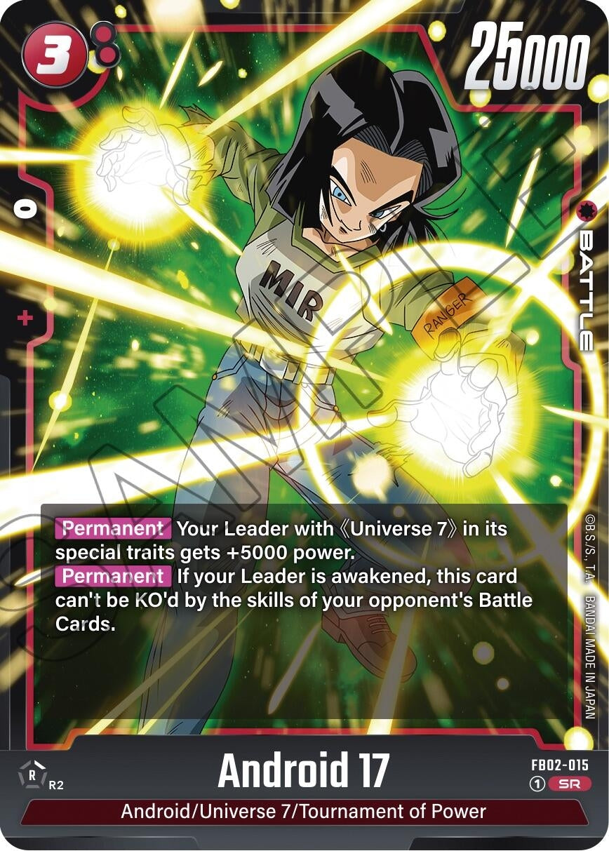 (FB02-015) Android 17 - Super Rare