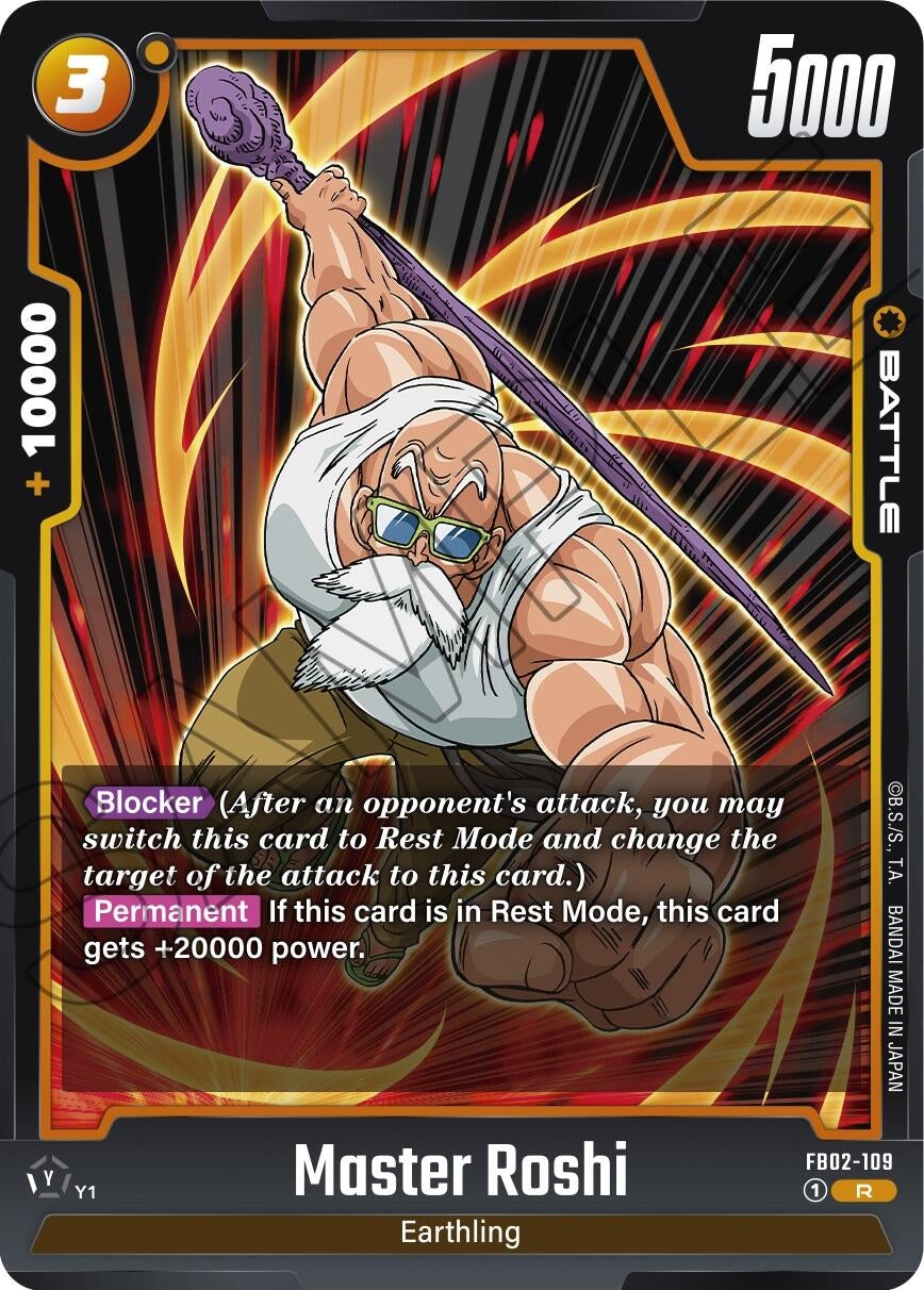 (FB02-109) Master Roshi - Rare
