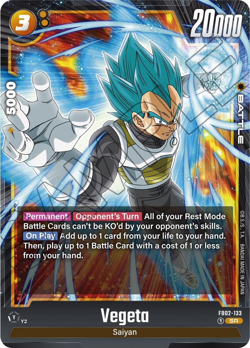 (FB02-133) Vegeta - Super Rare