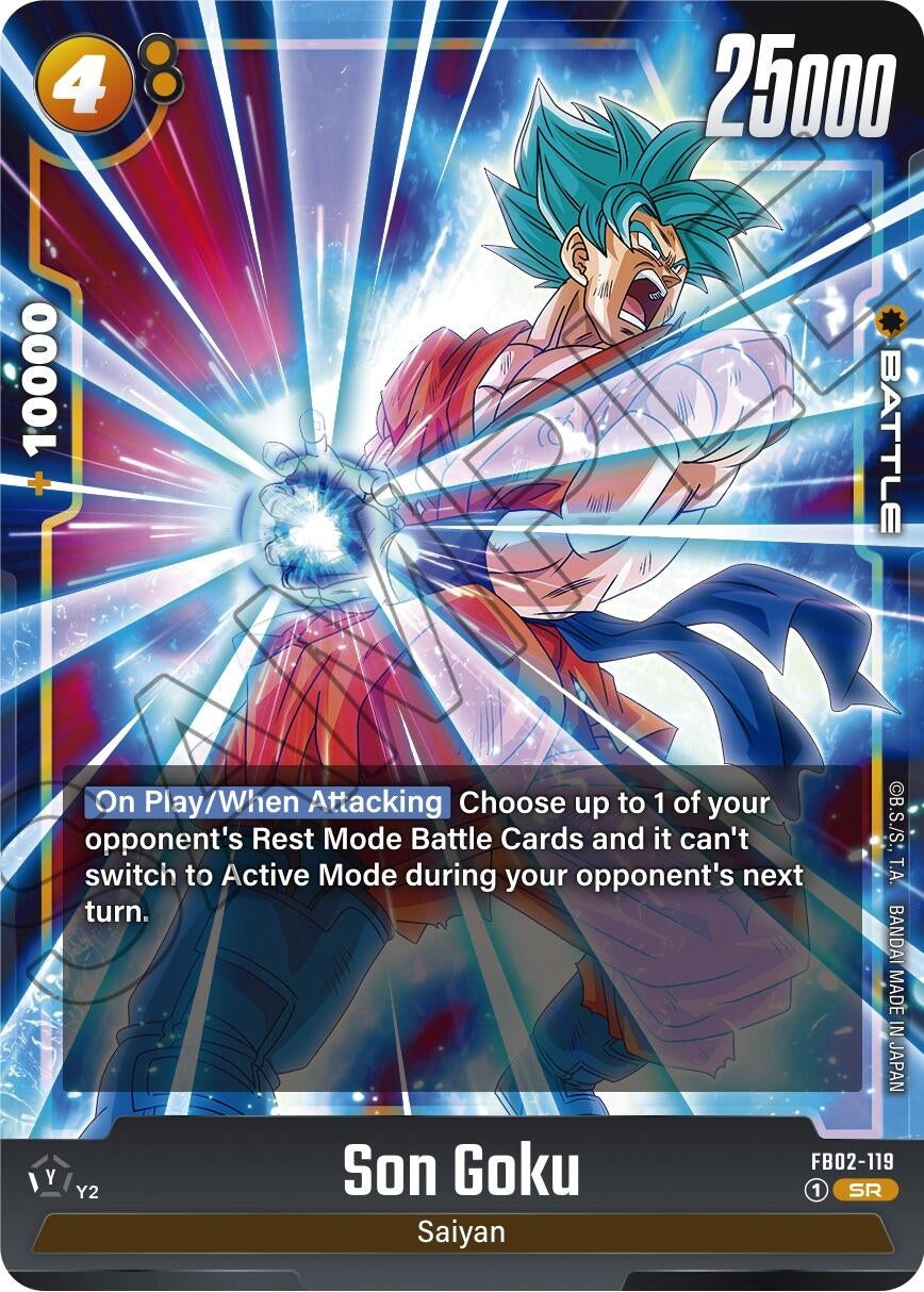(FB02-119) Son Goku - Super Rare