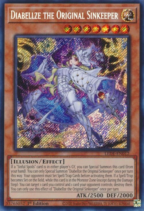 Diabellze the Original Sinkeeper (LEDE-EN012)  Secret Rare
