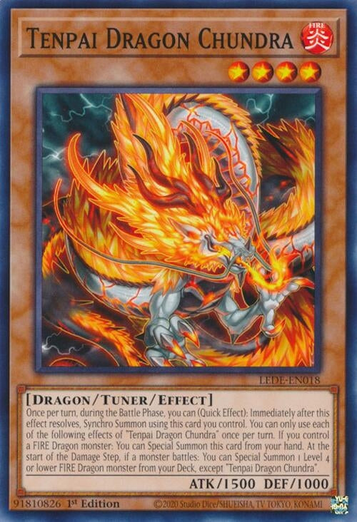 Tenpai Dragon Chundra (LEDE-EN018)  Common
