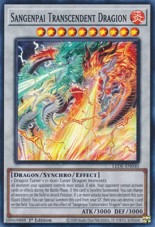 Sangenpai Transcendent Dragion (LEDE-EN040)  Super Rare