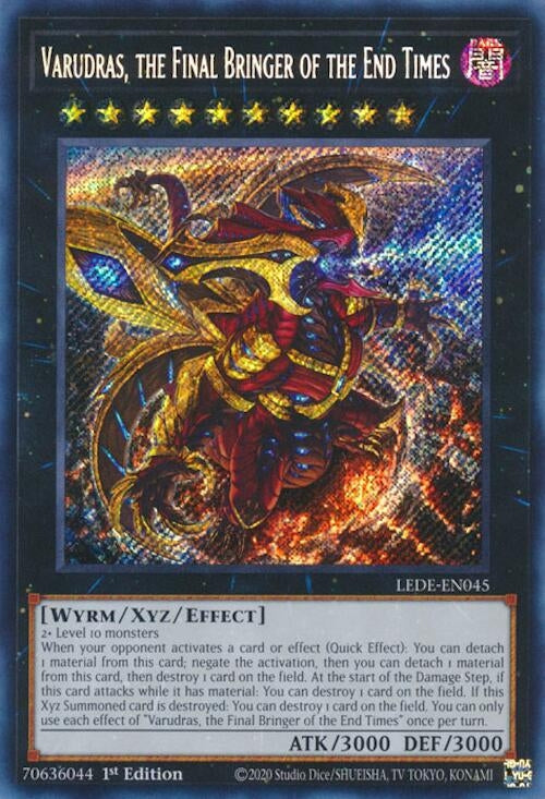 Varudras, the Final Bringer of the End Times (LEDE-EN045)  Secret Rare