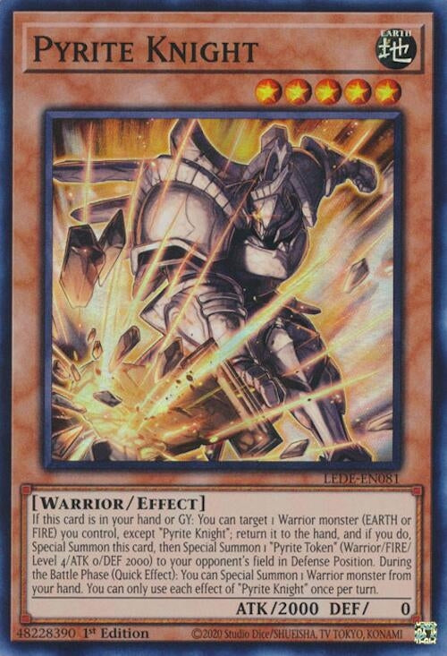 Pyrite Knight (LEDE-EN081)  Super Rare