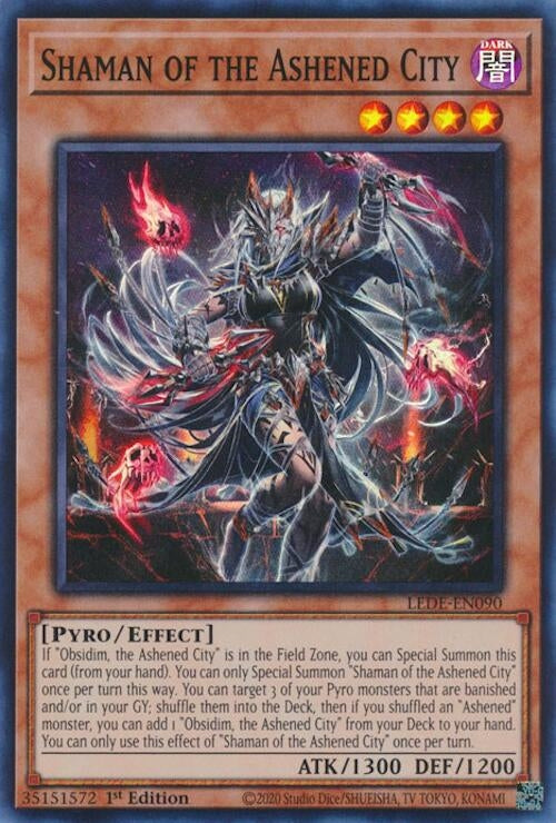 Shaman of the Ashened City (LEDE-EN090)  Super Rare