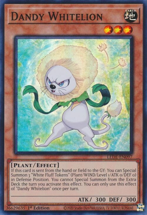 Dandy Whitelion (LEDE-EN097)  Super Rare
