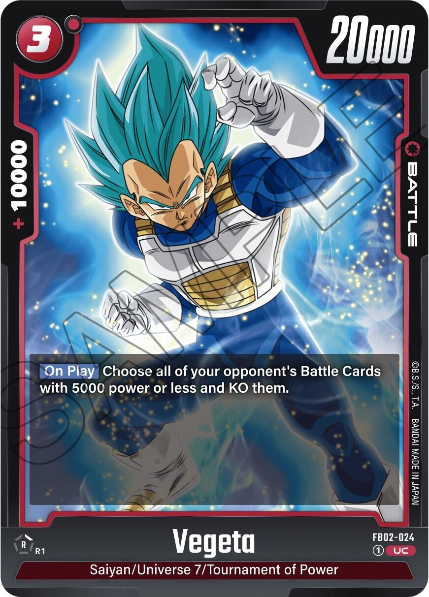 (FB02-024) Vegeta - Uncommon