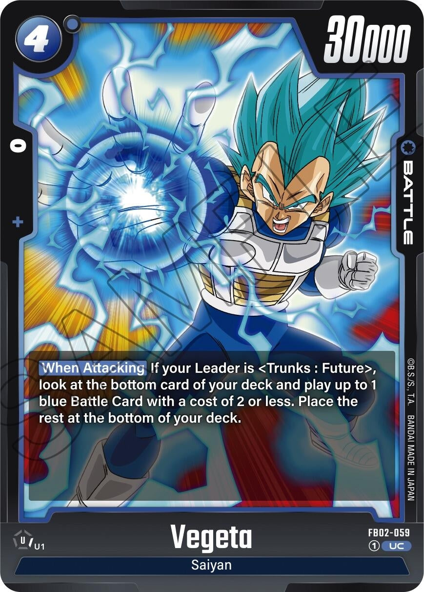(FB02-059) Vegeta - Uncommon