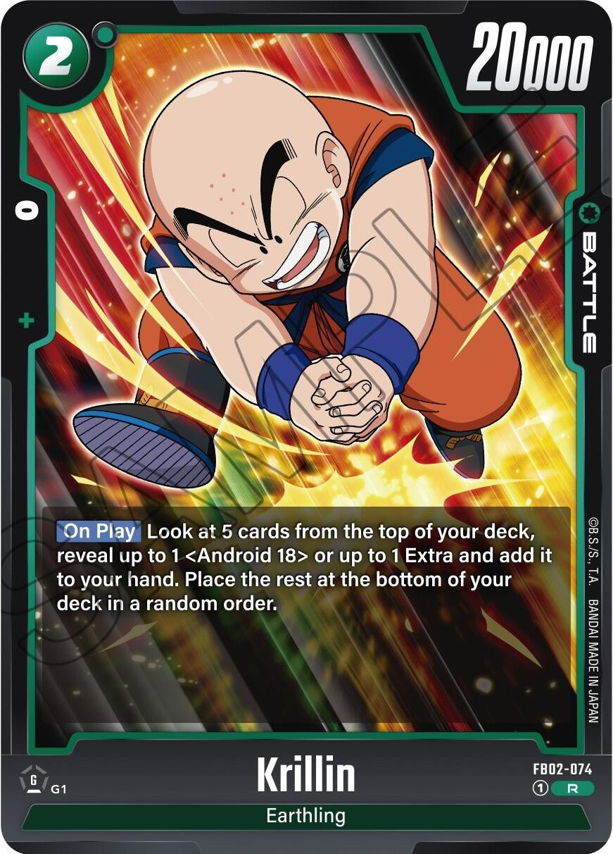 (FB02-074) Krillin - Rare