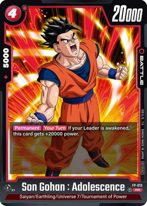 (FP-013) Son Gohan : Adolescence - Promo