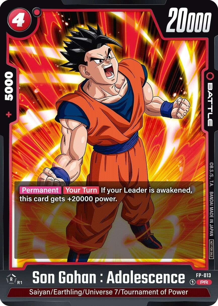 (FP-013) Son Gohan : Adolescence - Promo