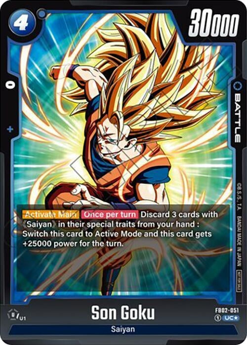 (FB02-051) Son Goku (Tournament Pack 02) - Uncommon