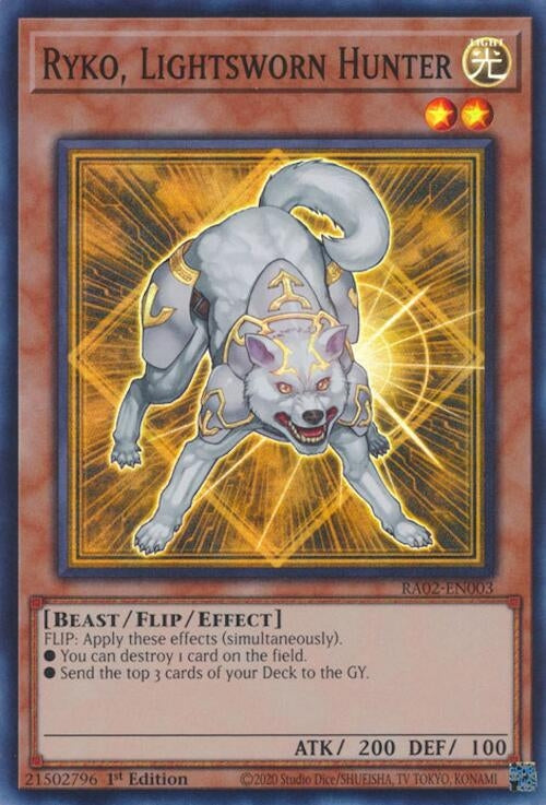 Ryko, Lightsworn Hunter (RA02-EN003)  Super Rare