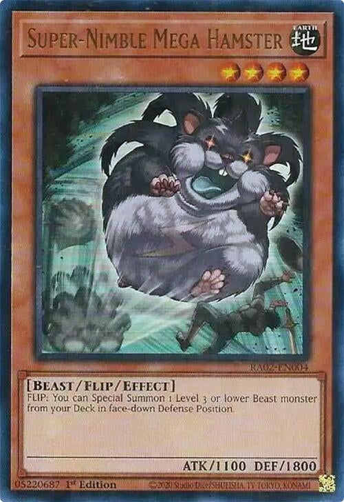 Super-Nimble Mega Hamster  (RA02-EN004)  Ultra Rare