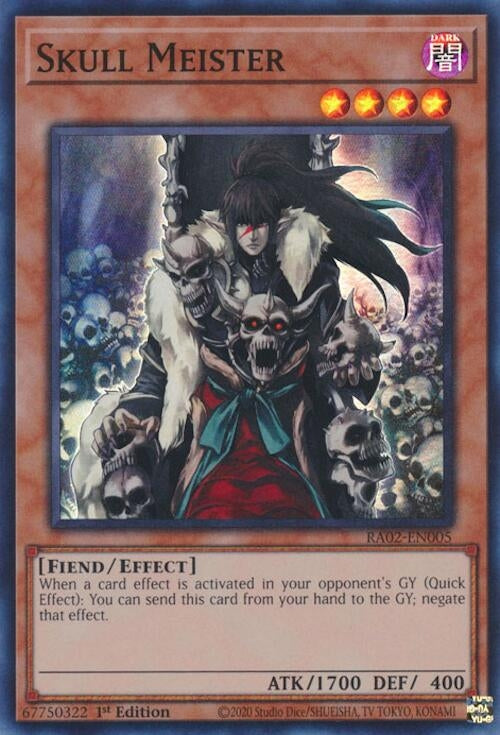 Skull Meister (RA02-EN005)  Super Rare
