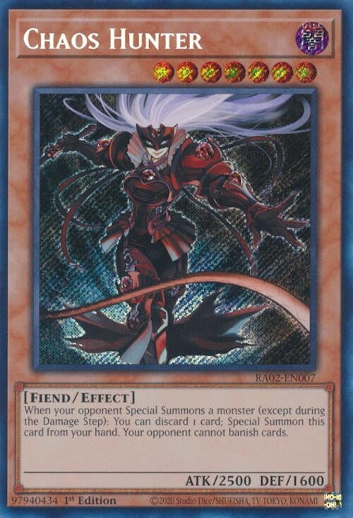 Chaos Hunter  (RA02-EN007)  Secret Rare