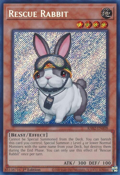 Rescue Rabbit  (RA02-EN008)  Secret Rare