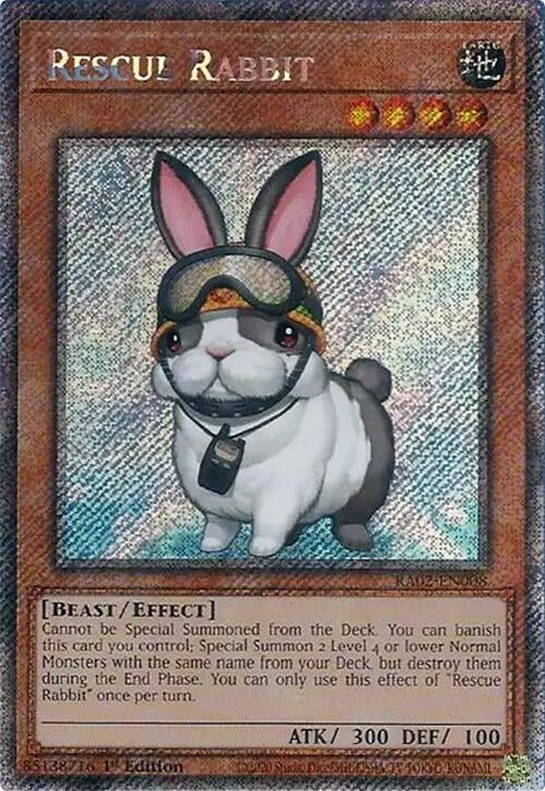 Rescue Rabbit  (RA02-EN008)  Platinum Secret Rare