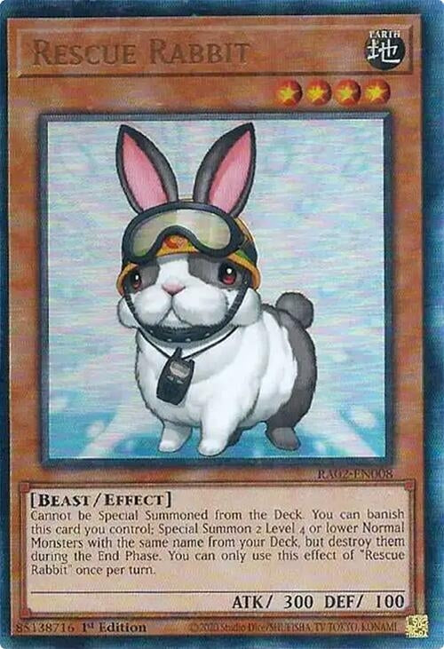 Rescue Rabbit  (RA02-EN008)  Prismatic Ultimate Rare
