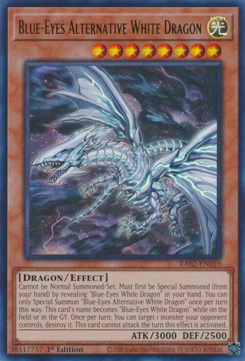 Blue-Eyes Alternative White Dragon (RA02-EN010)  Super Rare