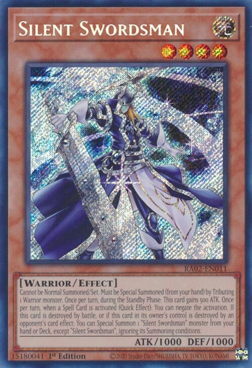 Silent Swordsman  (RA02-EN011)  Secret Rare