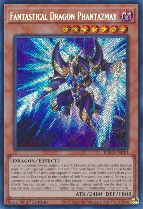 Fantastical Dragon Phantazmay (Alternate Art)  (RA02-EN013)  Secret Rare