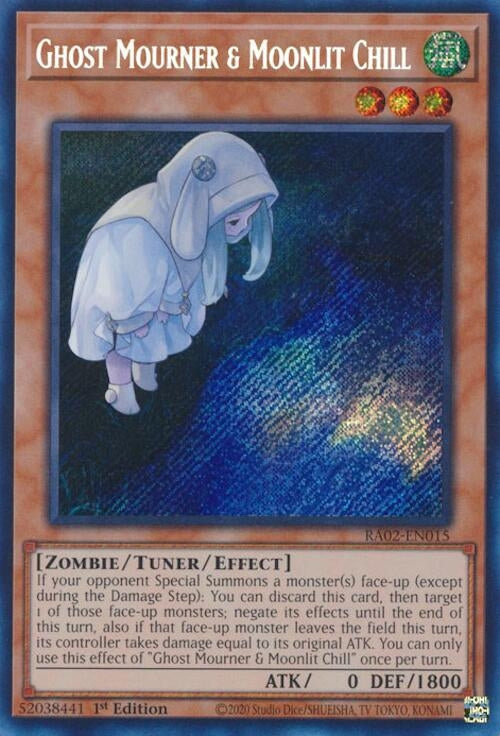 Ghost Mourner & Moonlit Chill (Alternate Art)  (RA02-EN015)  Secret Rare