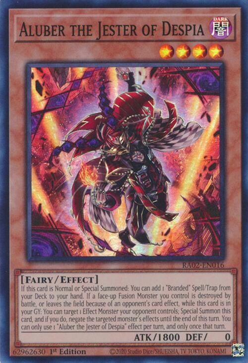 Aluber the Jester of Despia (RA02-EN016)  Super Rare