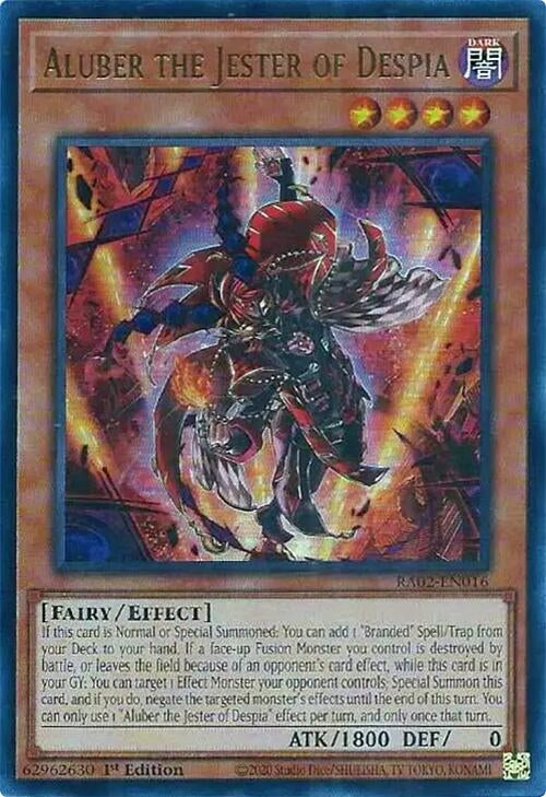 Aluber the Jester of Despia (UR) (RA02-EN016) (1st Edition)