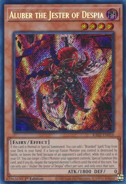 Aluber the Jester of Despia  (RA02-EN016)  Secret Rare