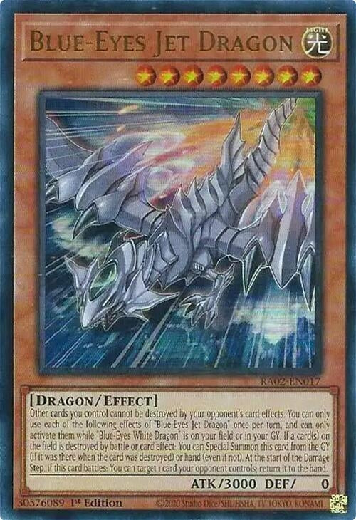 Blue-Eyes Jet Dragon  (RA02-EN017)  Ultra Rare