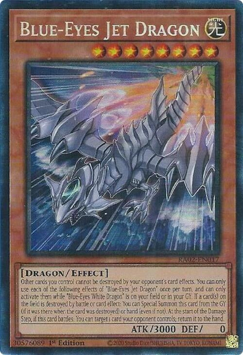 Blue-Eyes Jet Dragon (PCR) (RA02-EN017)