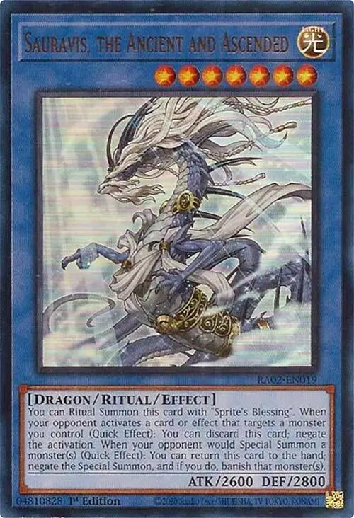 Sauravis, the Ancient and Ascended  (RA02-EN019)  Ultra Rare