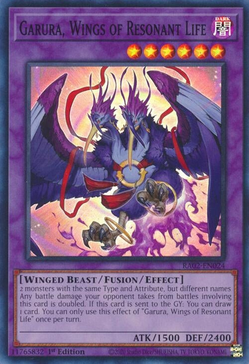 Garura, Wings of Resonant Life (RA02-EN024)  Super Rare