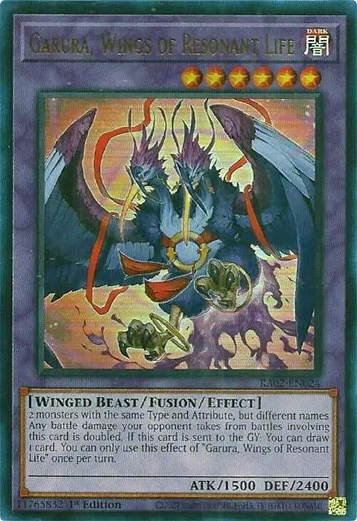 Garura, Wings of Resonant Life  (RA02-EN024)  Ultra Rare