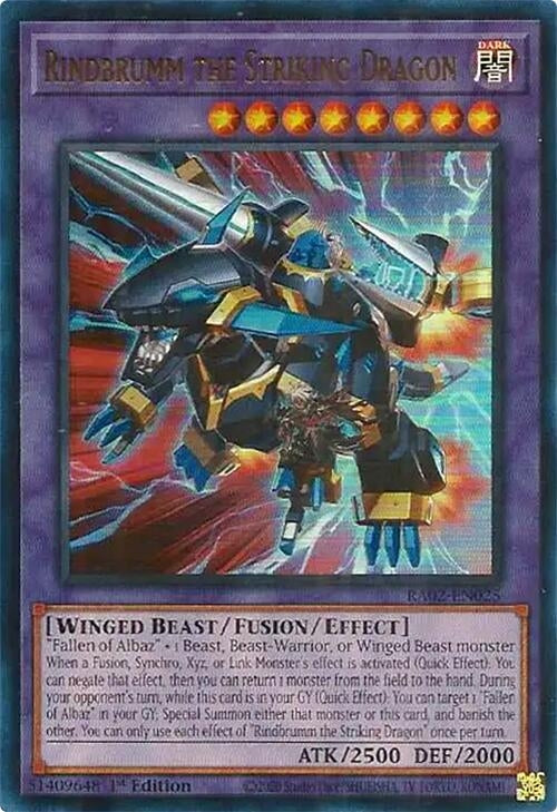 Rindbrumm the Striking Dragon  (RA02-EN025)  Ultra Rare