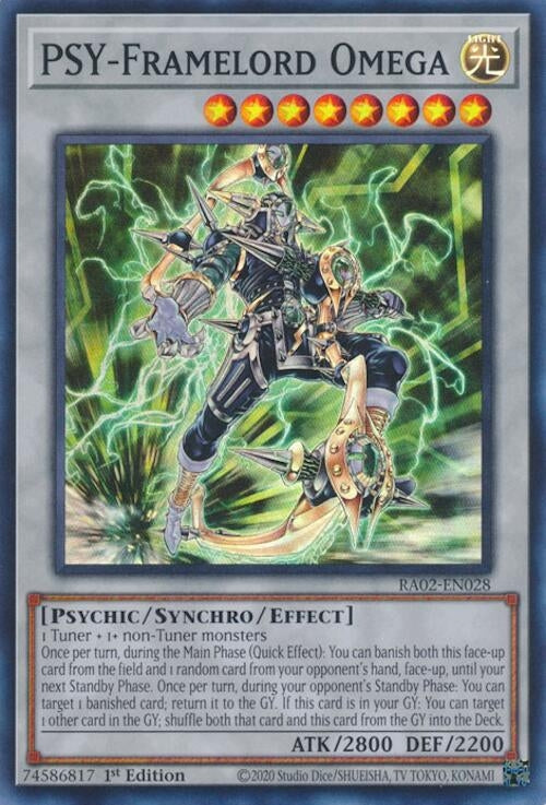 PSY-Framelord Omega (RA02-EN028)  Super Rare