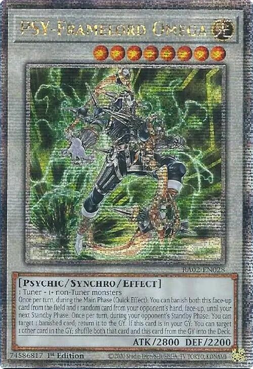PSY-Framelord Omega  (RA02-EN028)  Quarter Century Secret Rare