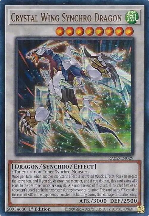 Crystal Wing Synchro Dragon  (RA02-EN029)  Ultra Rare