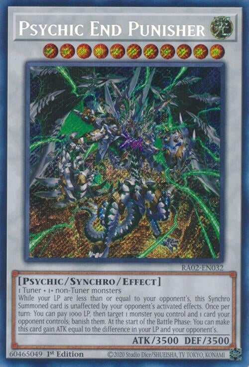 Psychic End Punisher  (RA02-EN032)  Secret Rare